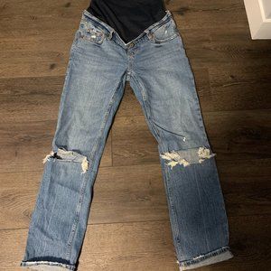 Abercrombie Ankle Straight Maternity Jeans